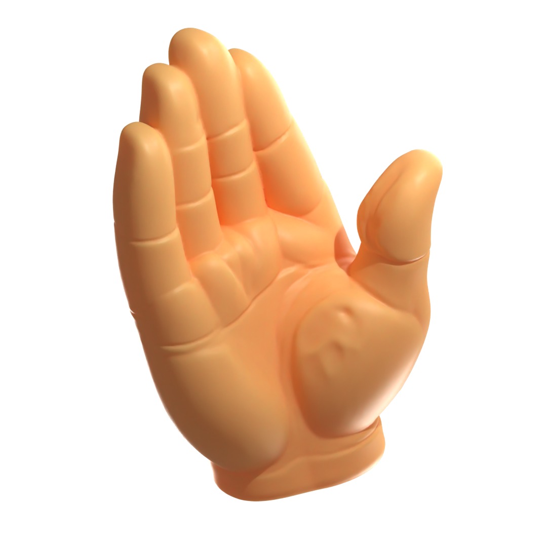 Hand Gestures 3D model_3