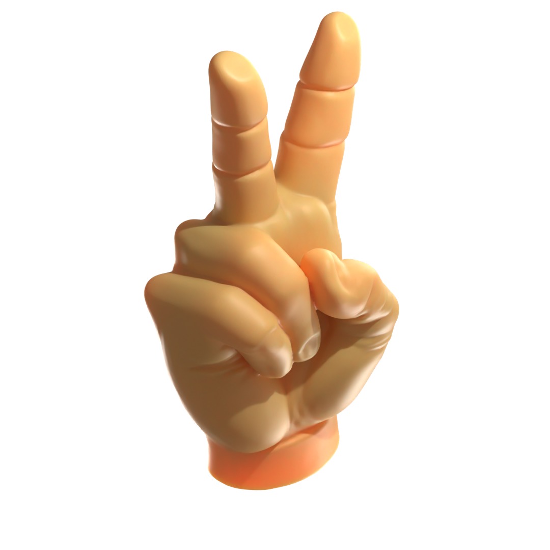 Hand Gestures 3D model_4