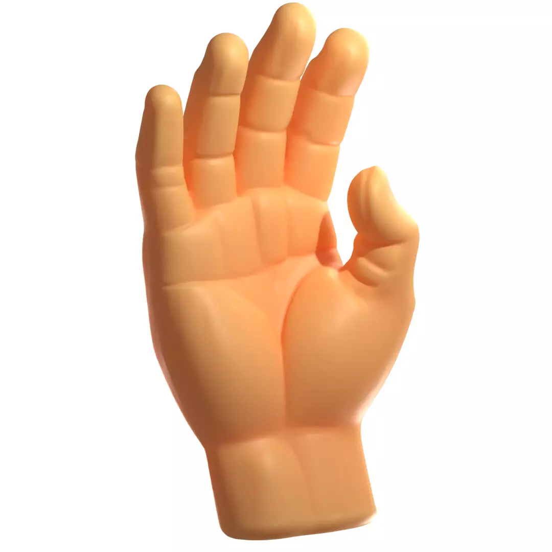Hand Gestures 3D model_0
