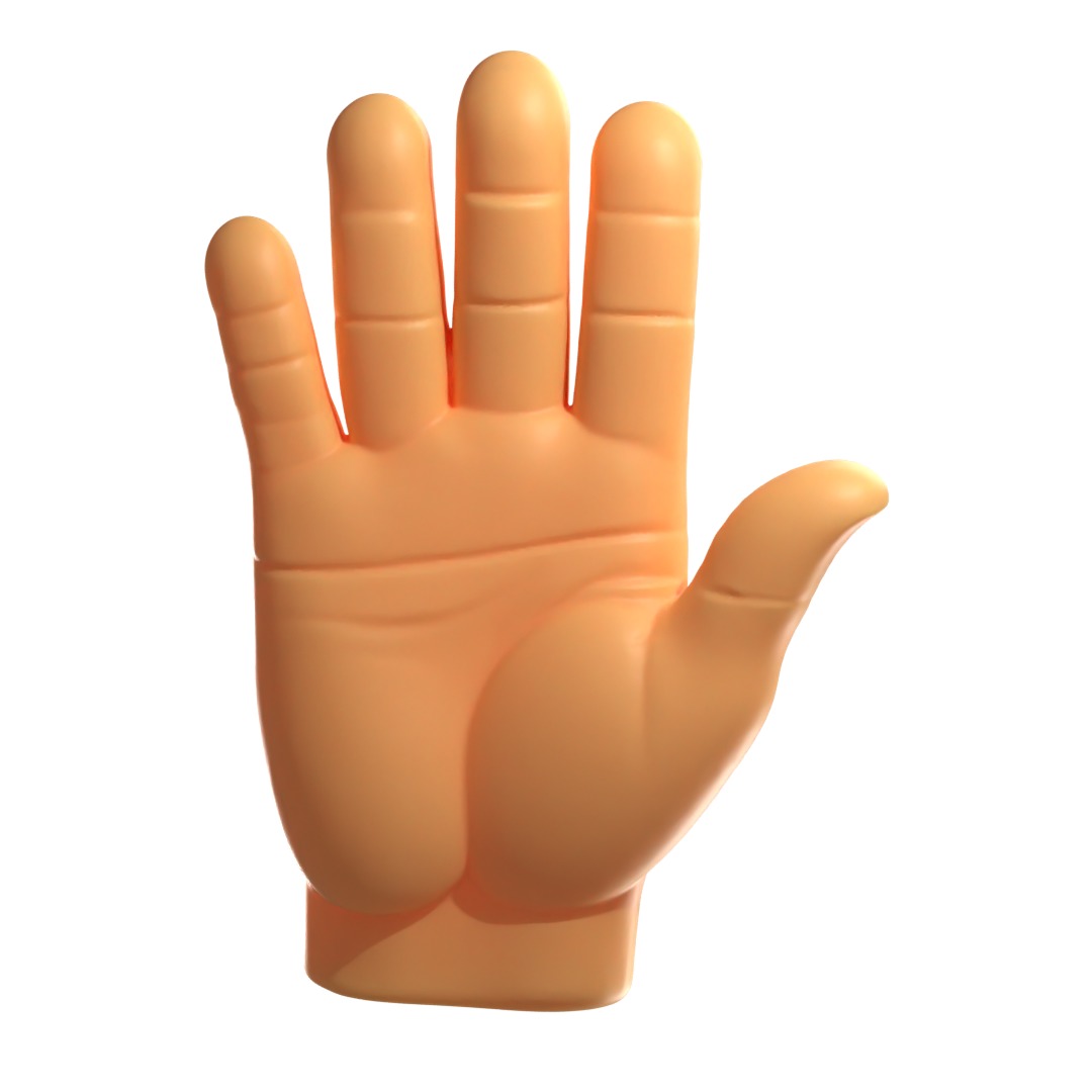 Hand Gestures 3D model_2