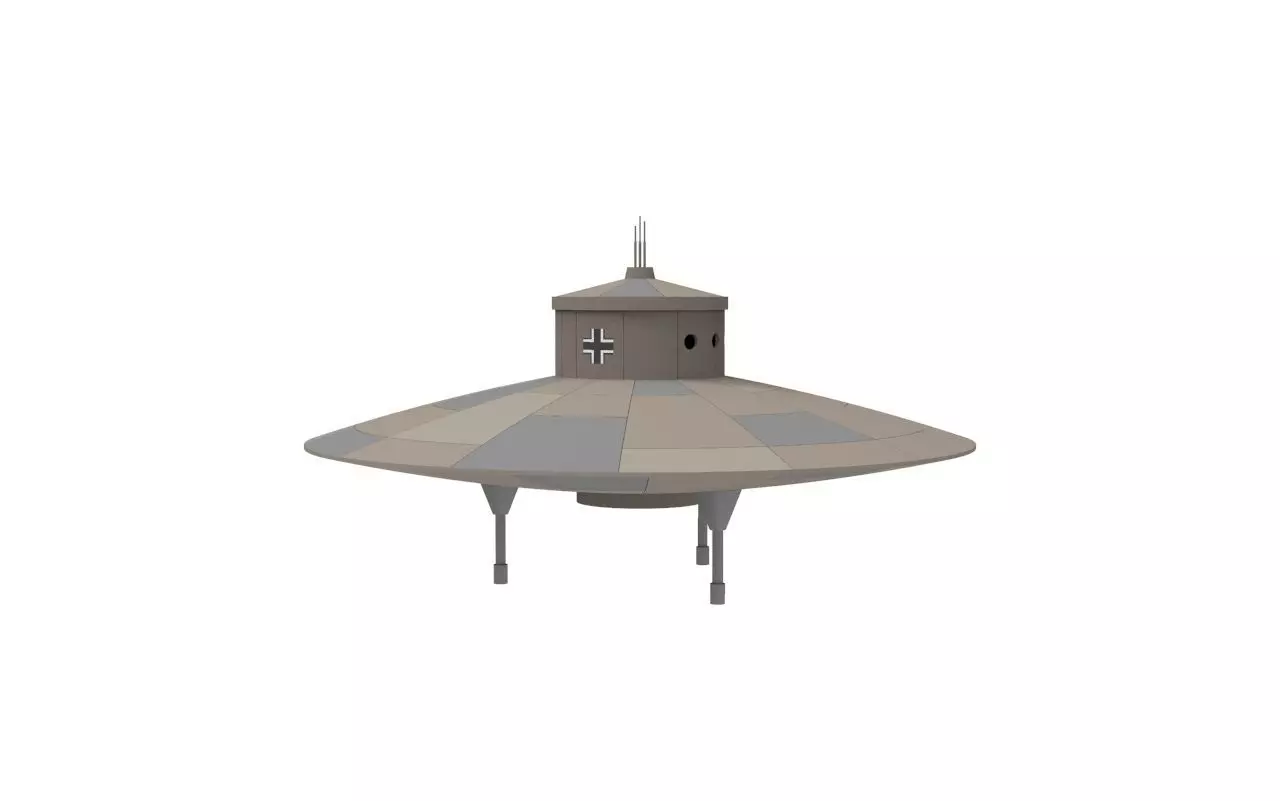German Scout Saucer WWII 3D print model