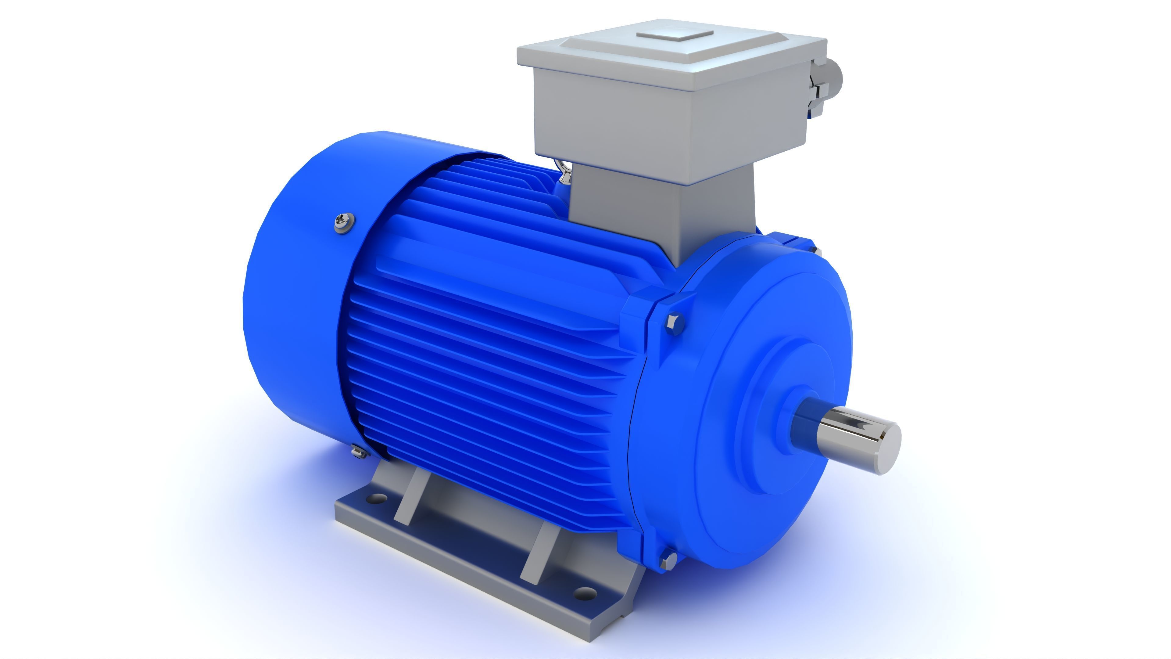 Electric Motor Generator 3D model_2