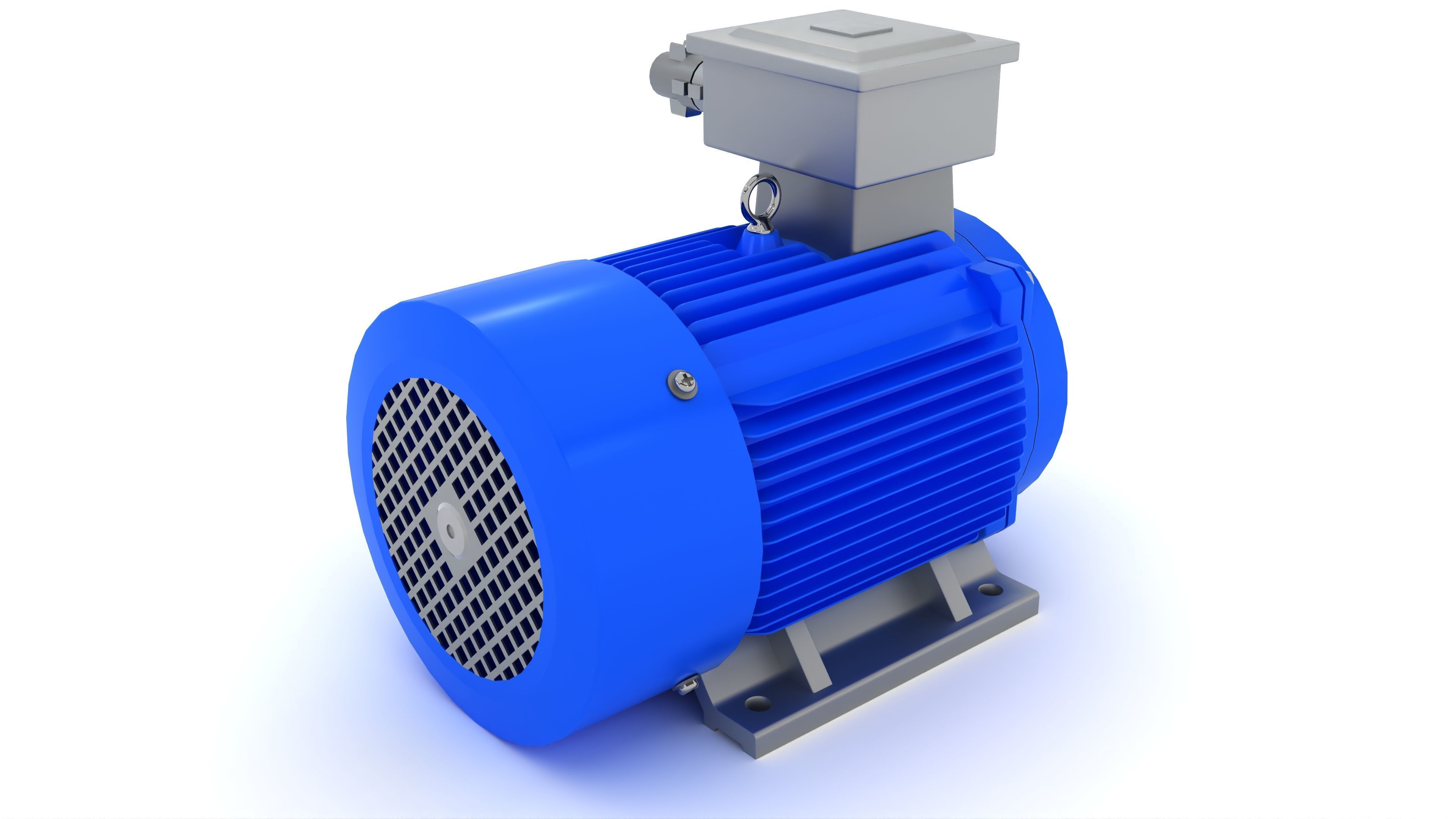 Electric Motor Generator 3D model_3