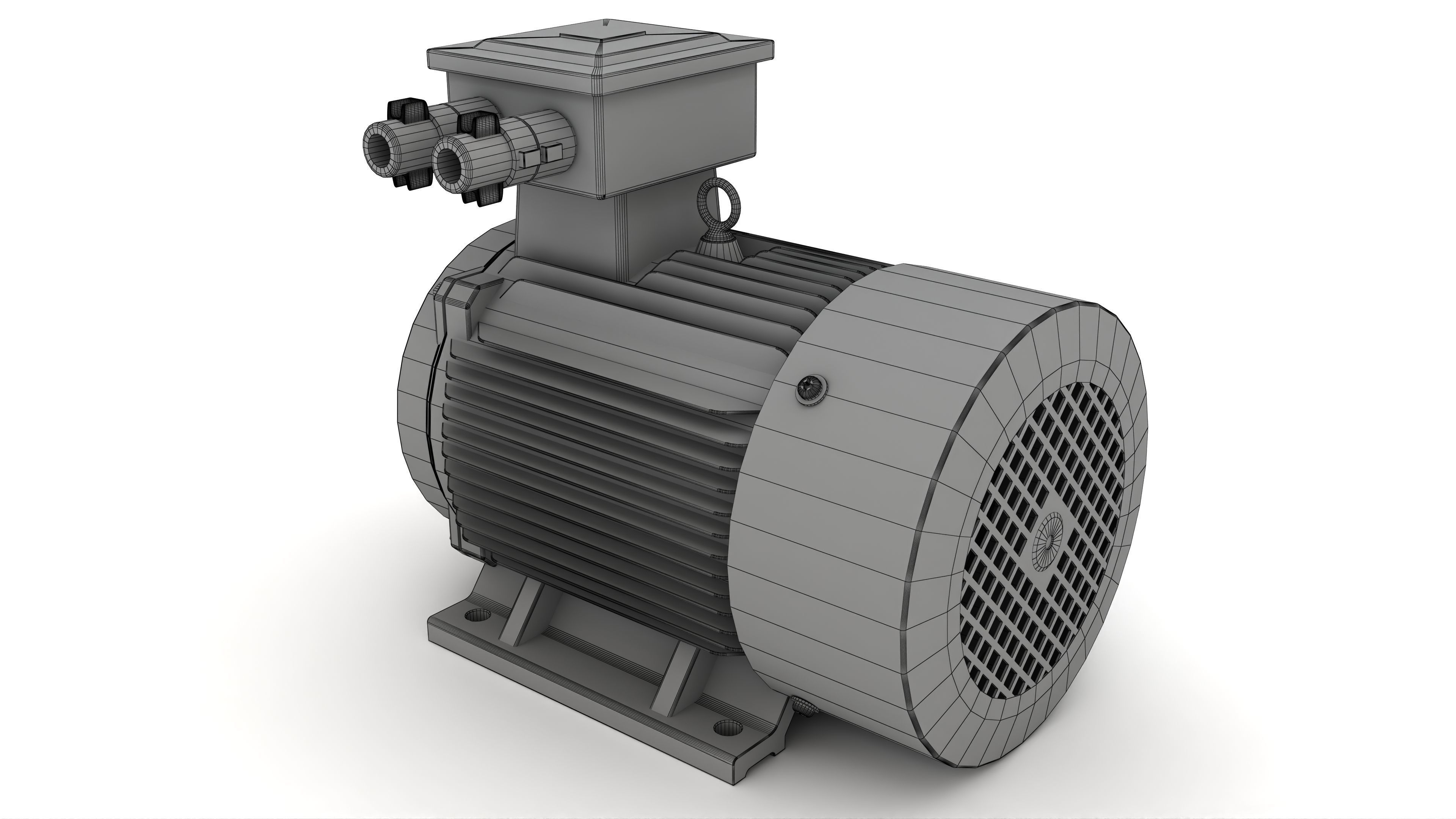 Electric Motor Generator 3D model_6