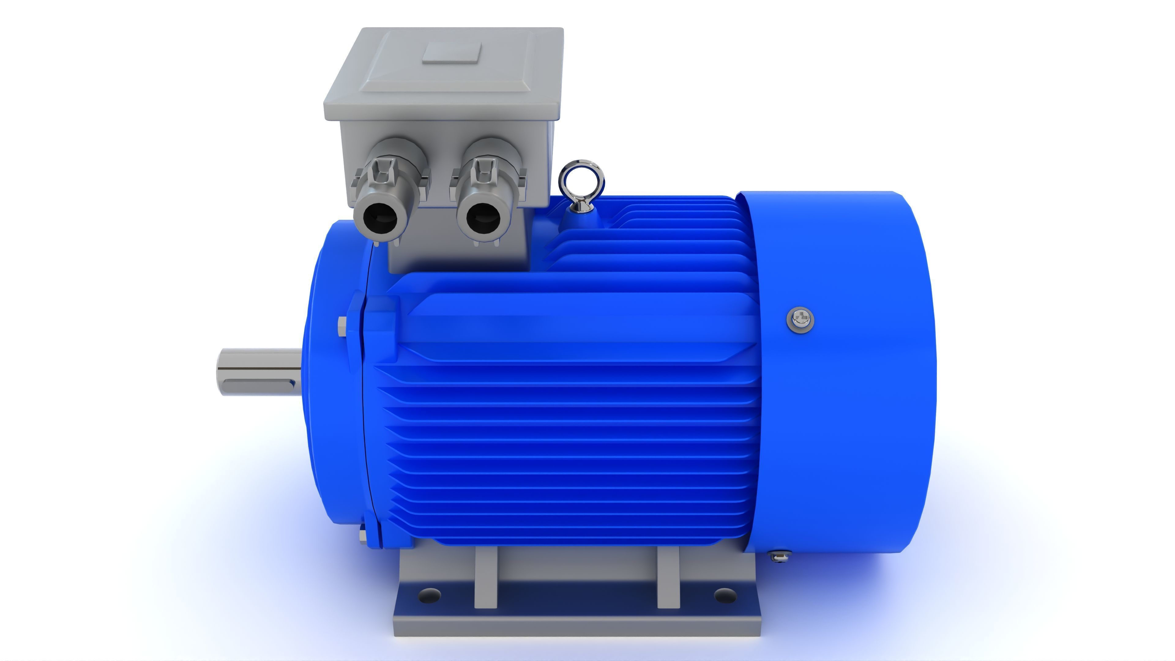 Electric Motor Generator 3D model_4