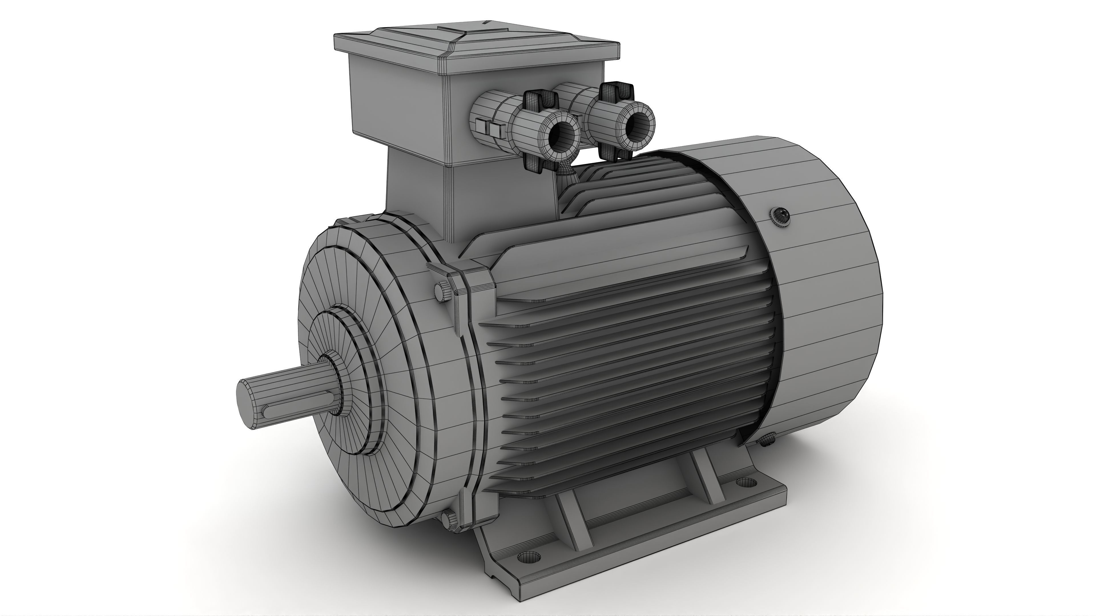 Electric Motor Generator 3D model_5