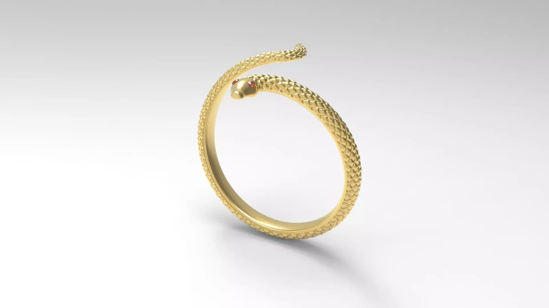 snake ring Free 3D model_0