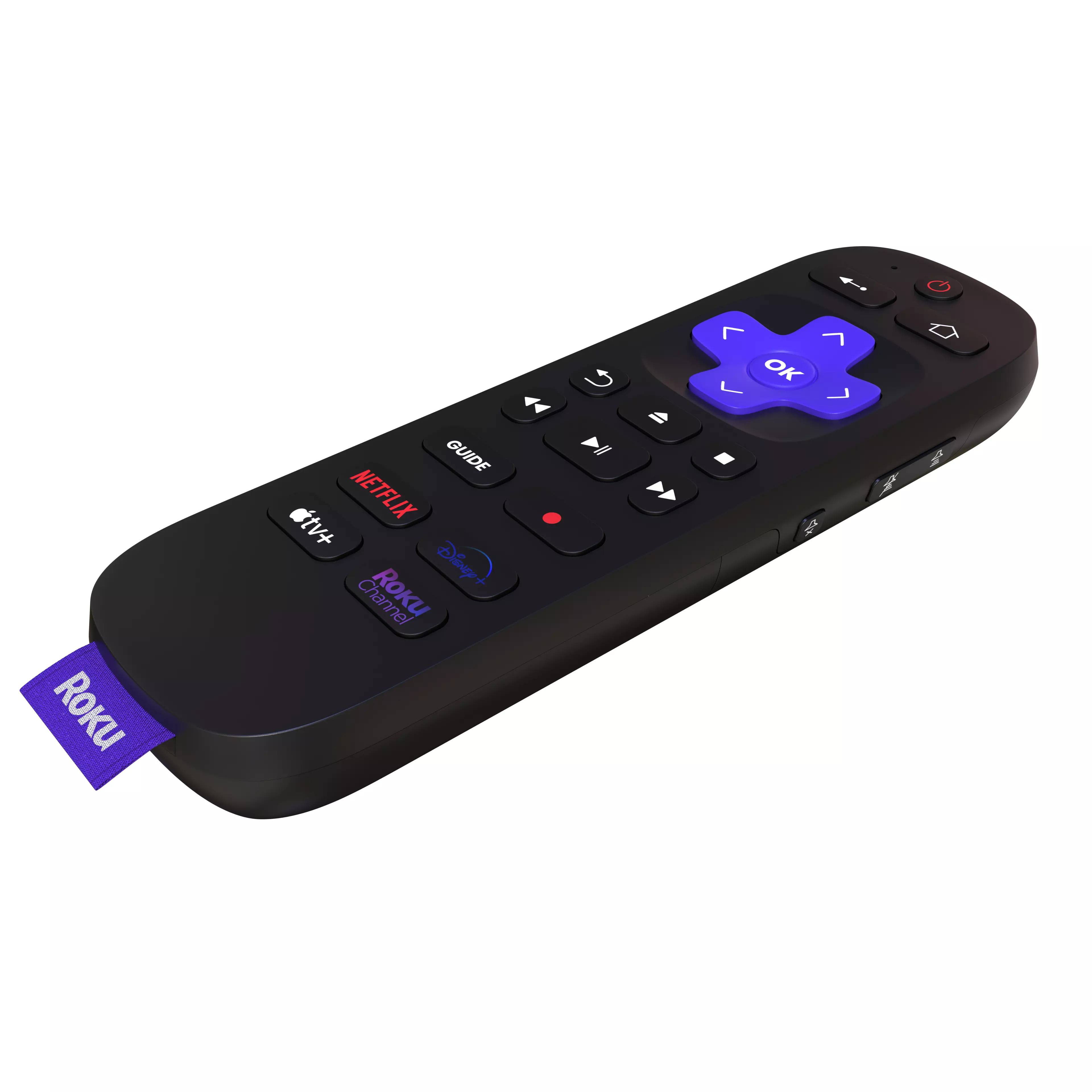 Roku Remote Control 3D model_0