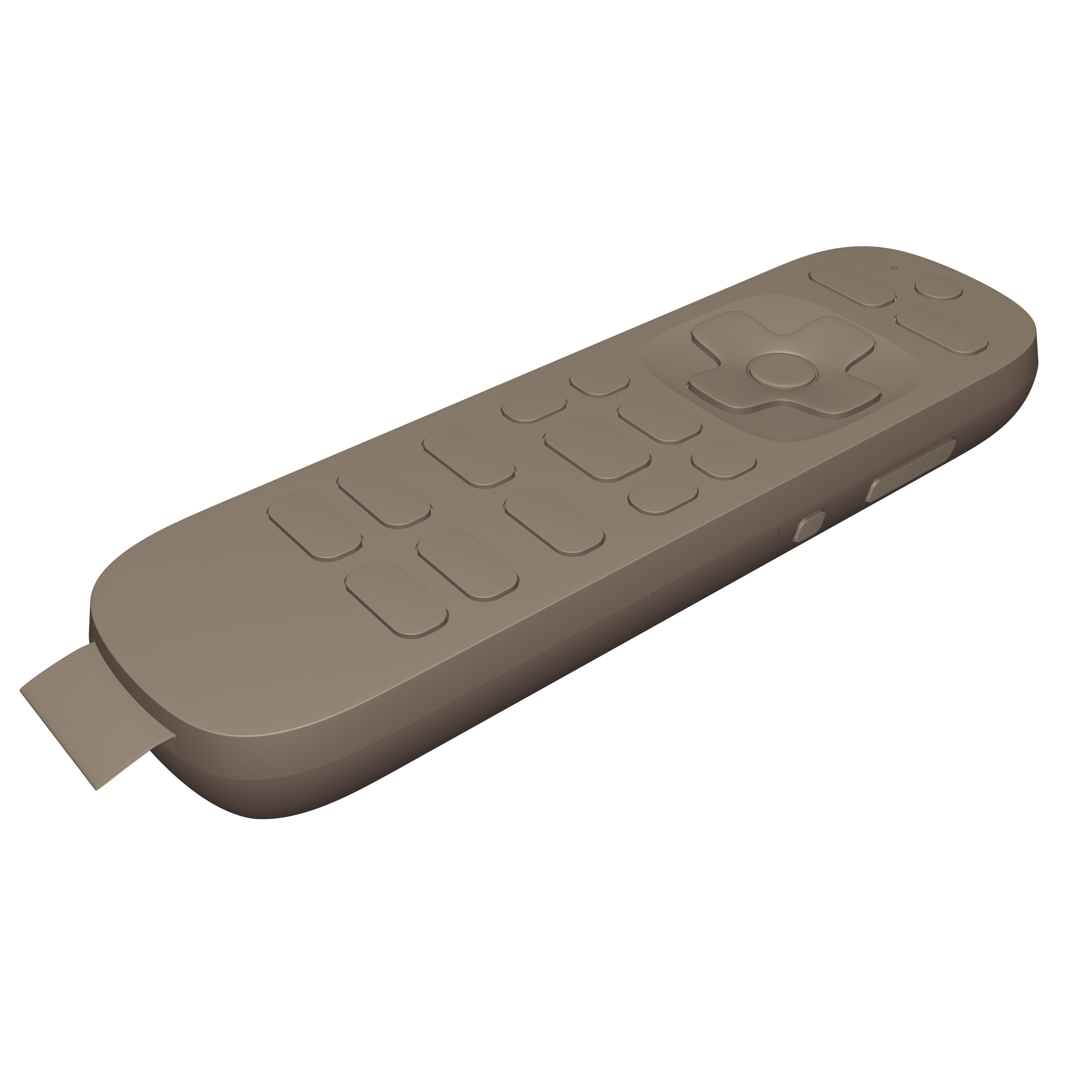 Roku Remote Control 3D model_1