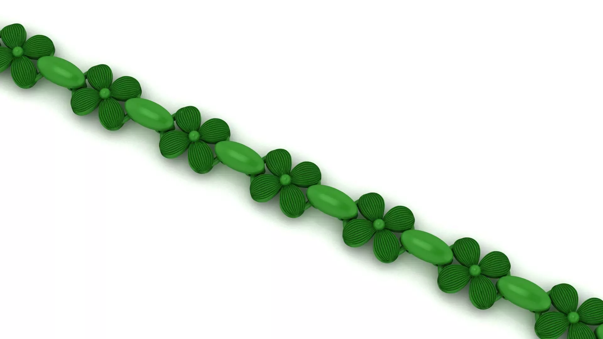 New Light Weight FLOWER Bracelets-Ladies Bracelets  3D print model_0