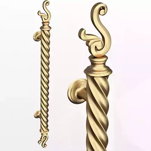 Classic Door Handle 07 Gold