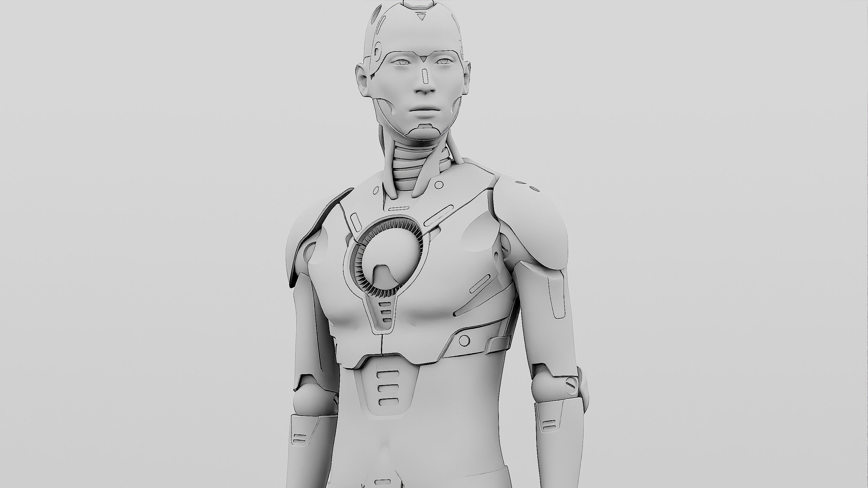 HUMANOID ORPHEUS-D Rigged for Unreal Engine - Unity - MIXAMO 3D model_34