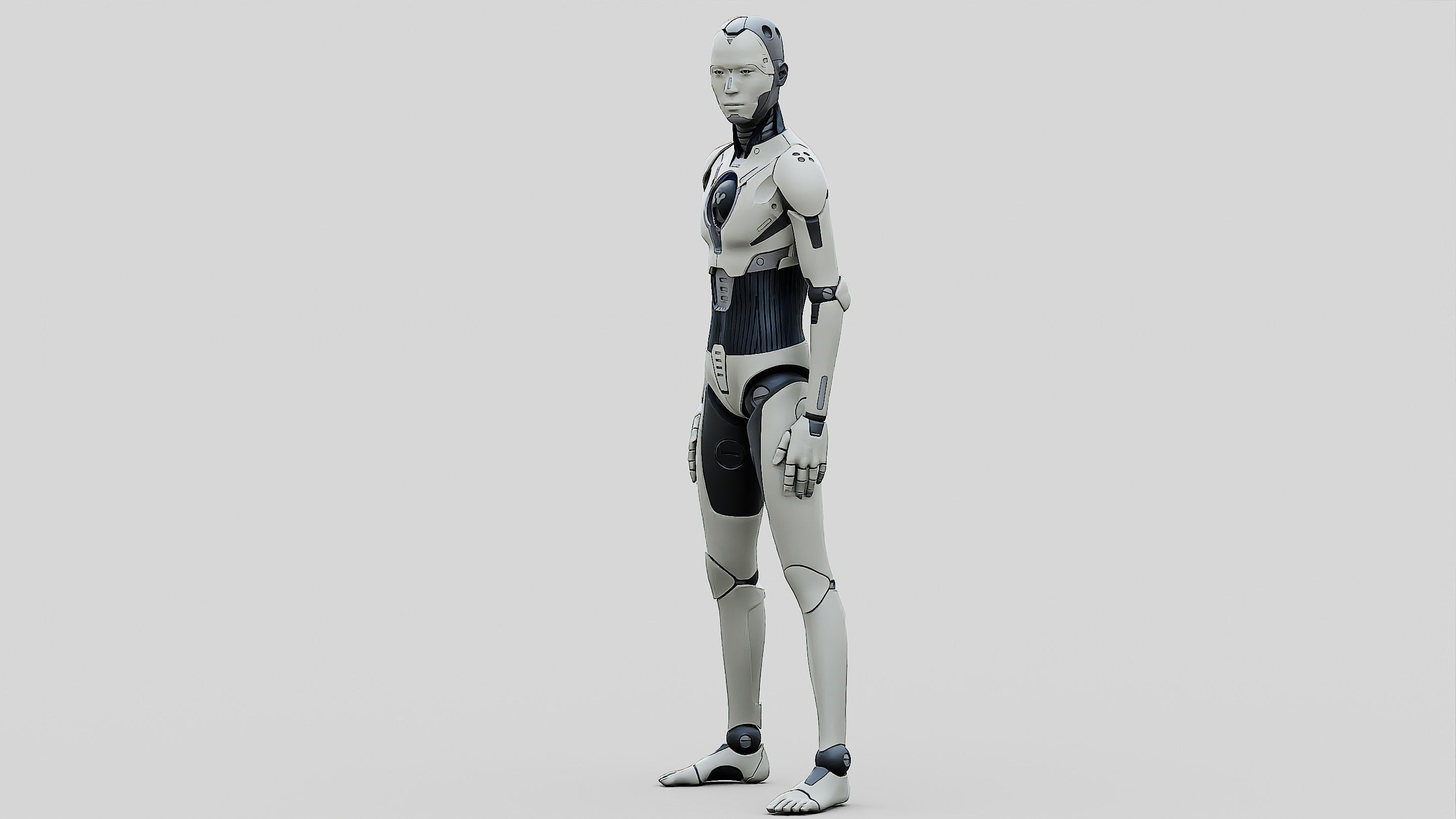 HUMANOID ORPHEUS-D Rigged for Unreal Engine - Unity - MIXAMO 3D model_6
