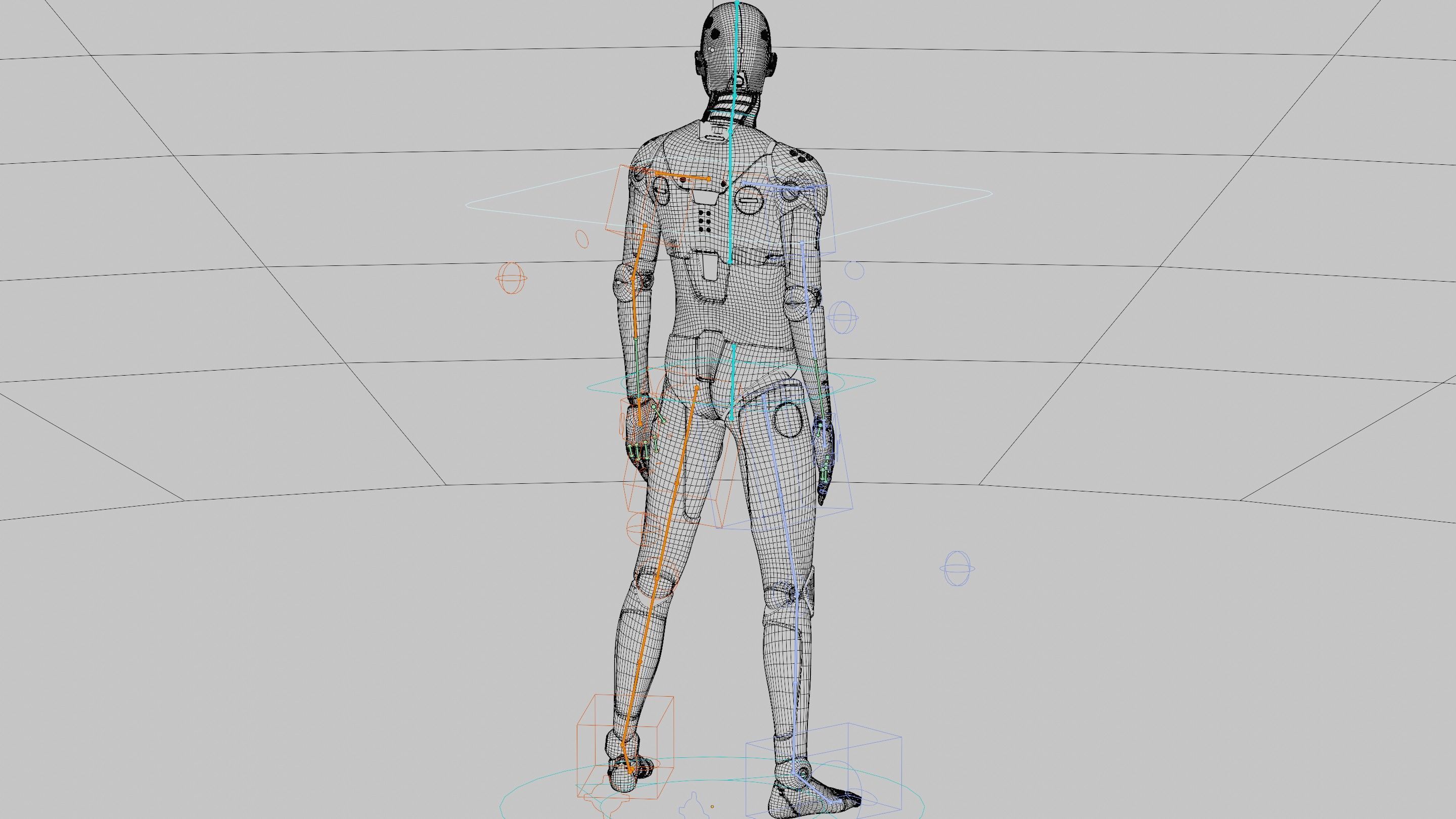 HUMANOID ORPHEUS-D Rigged for Unreal Engine - Unity - MIXAMO 3D model_41