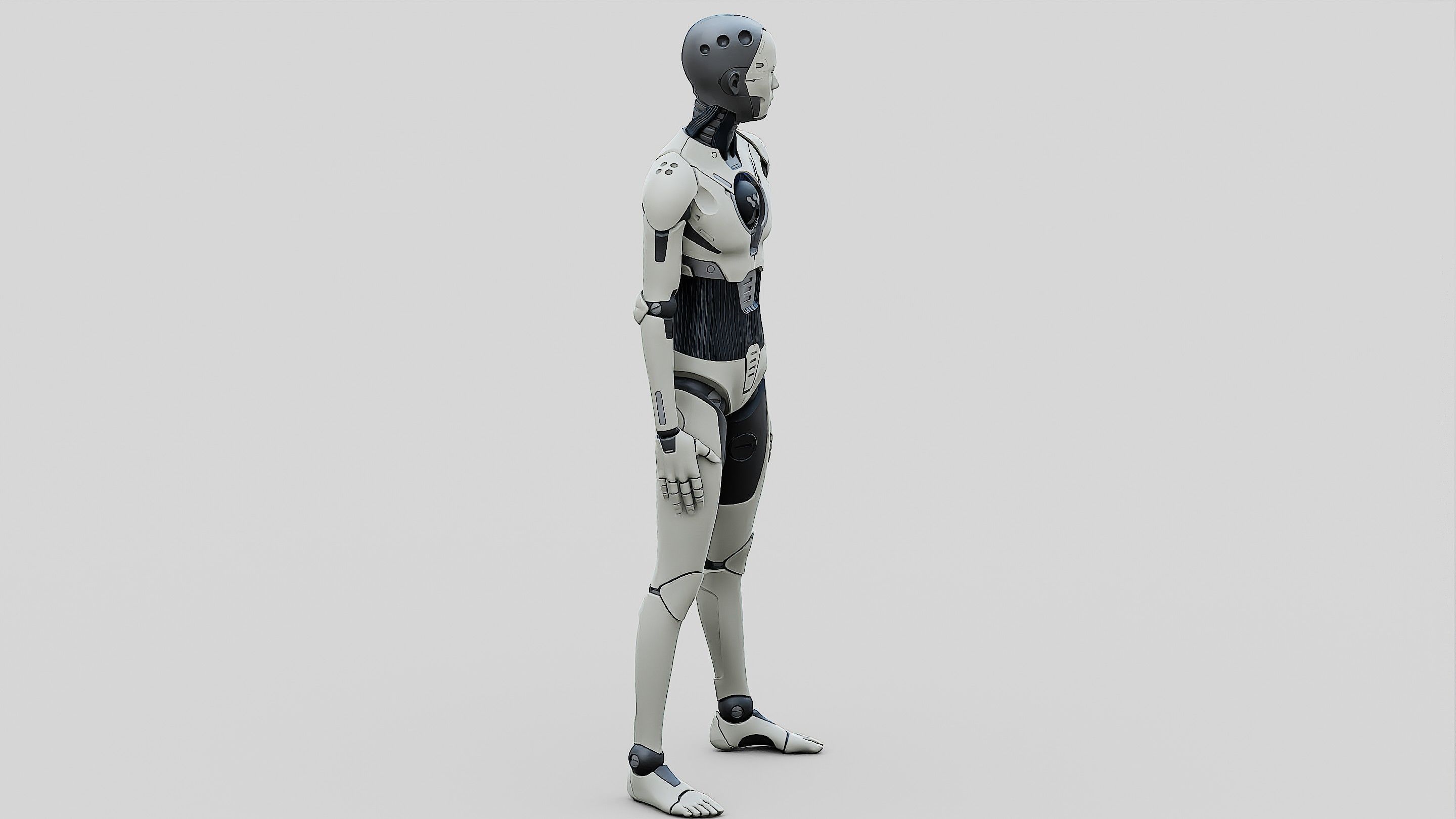 HUMANOID ORPHEUS-D Rigged for Unreal Engine - Unity - MIXAMO 3D model_18