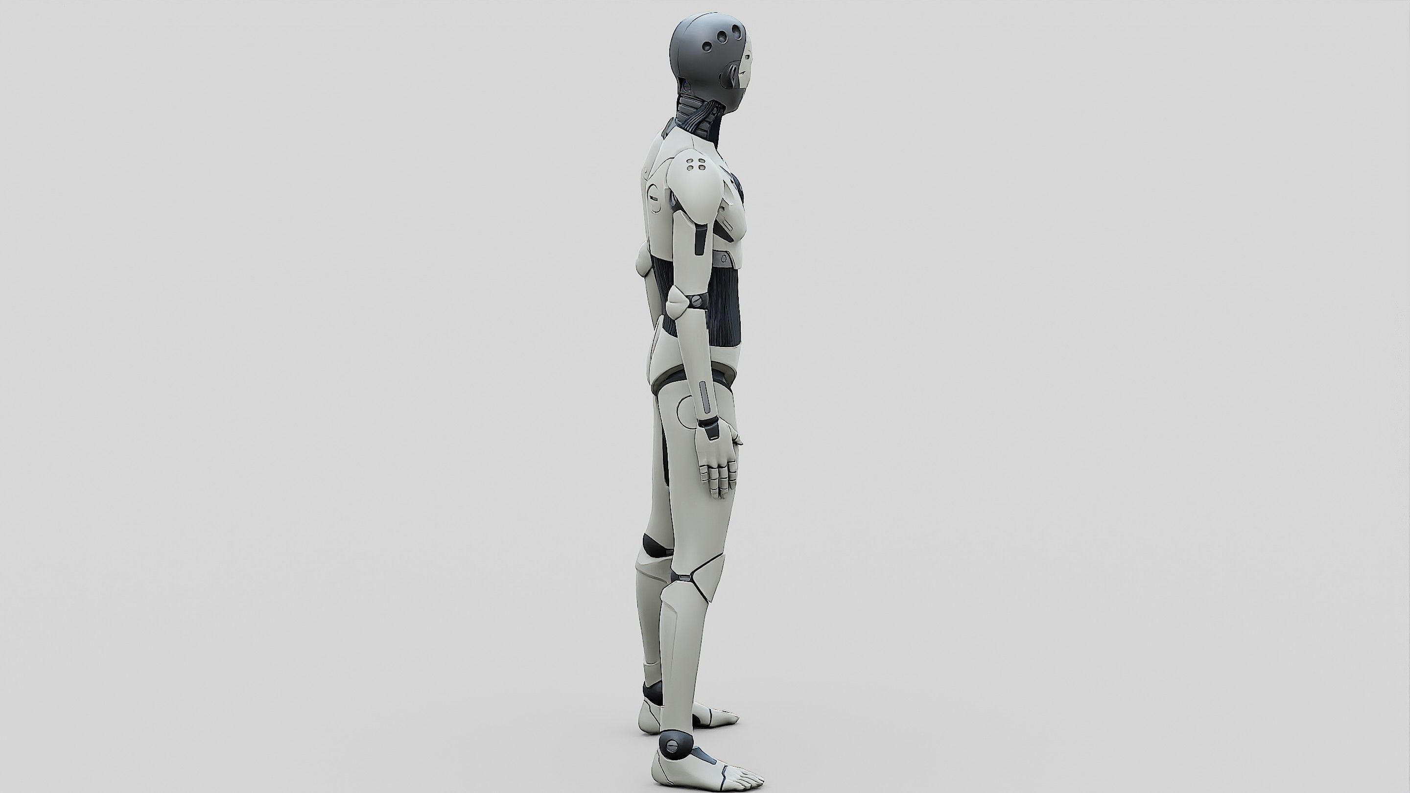 HUMANOID ORPHEUS-D Rigged for Unreal Engine - Unity - MIXAMO 3D model_17