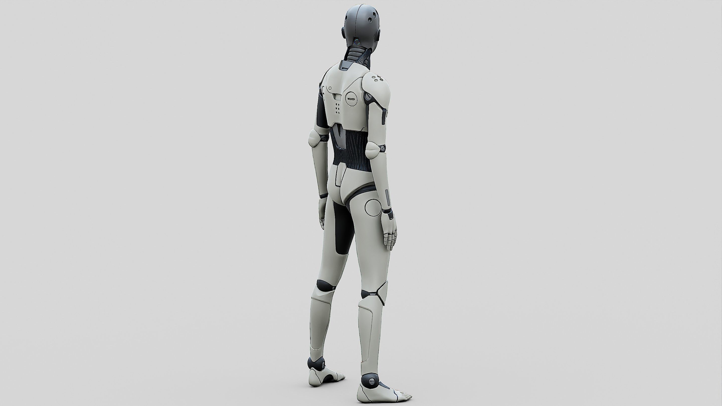 HUMANOID ORPHEUS-D Rigged for Unreal Engine - Unity - MIXAMO 3D model_16