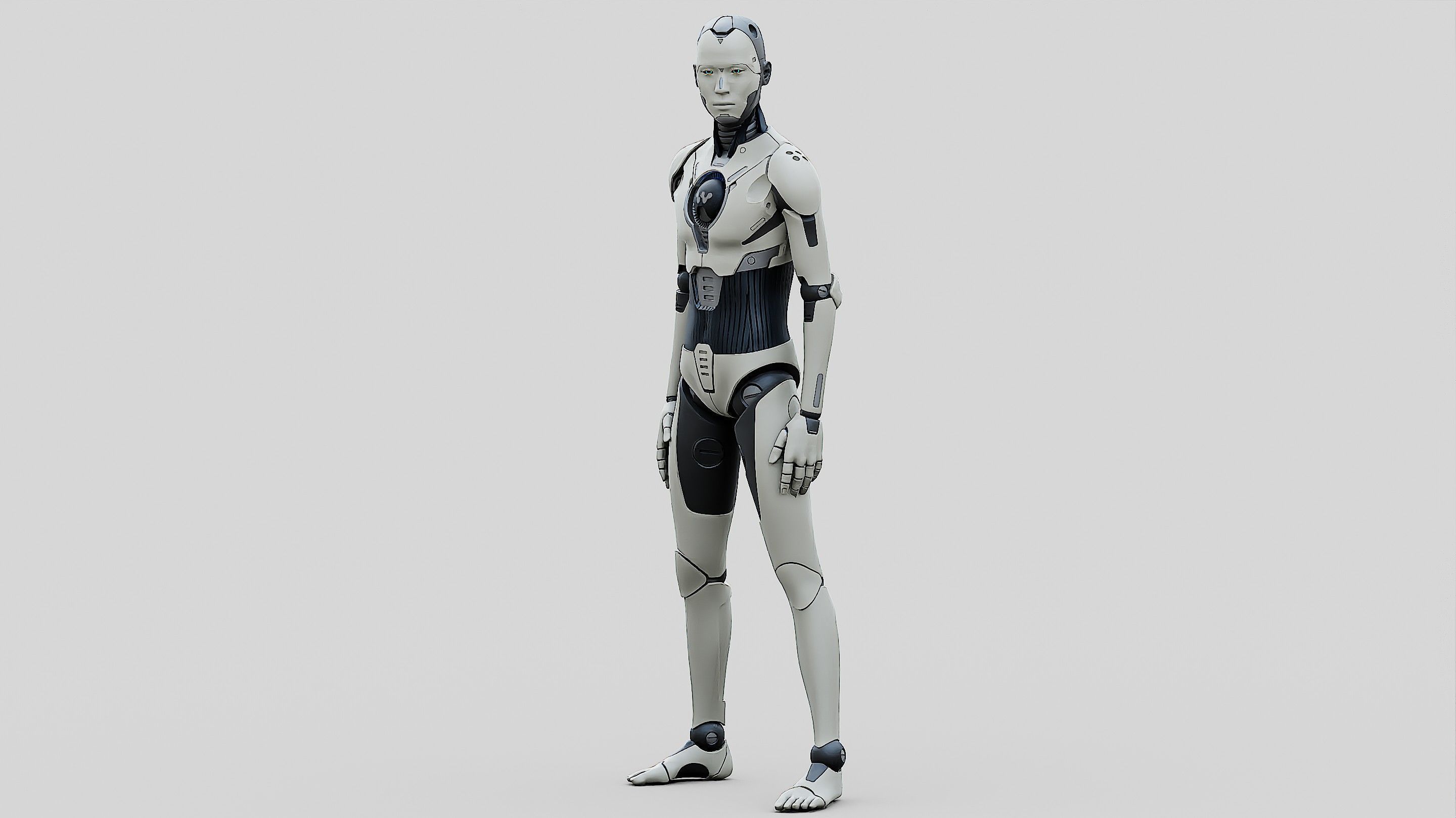 HUMANOID ORPHEUS-D Rigged for Unreal Engine - Unity - MIXAMO 3D model_5