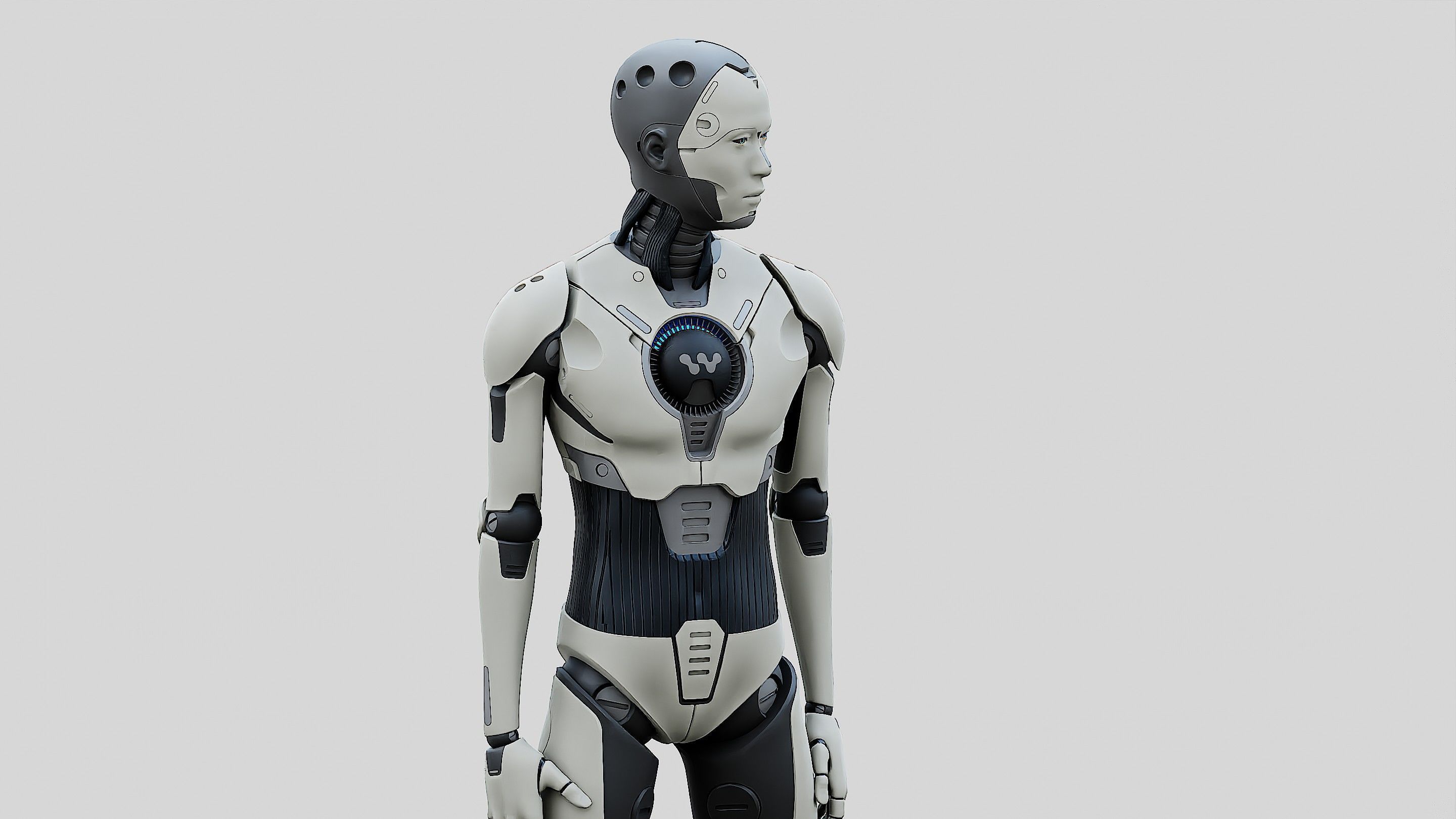 HUMANOID ORPHEUS-D Rigged for Unreal Engine - Unity - MIXAMO 3D model_26