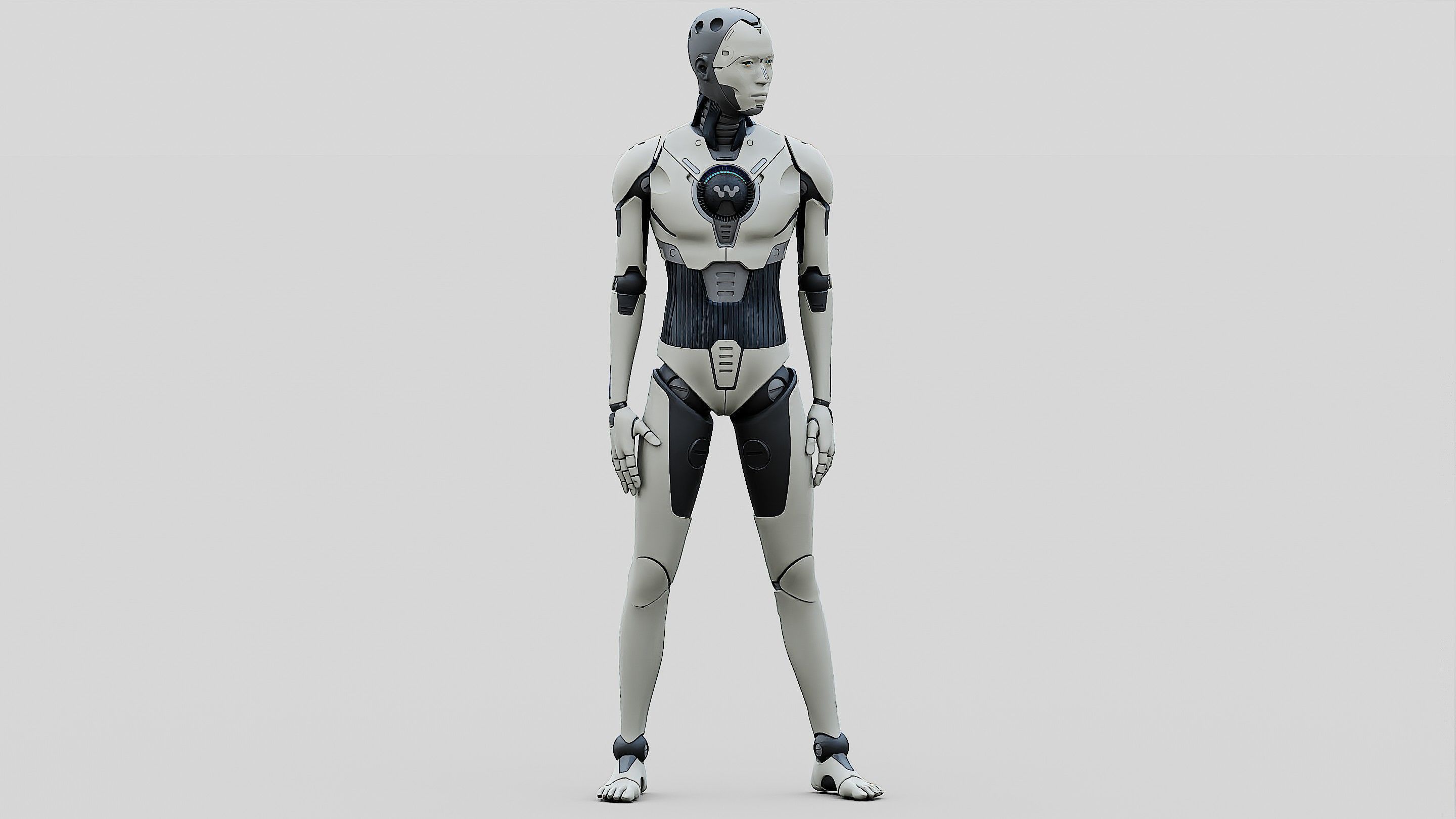 HUMANOID ORPHEUS-D Rigged for Unreal Engine - Unity - MIXAMO 3D model_31