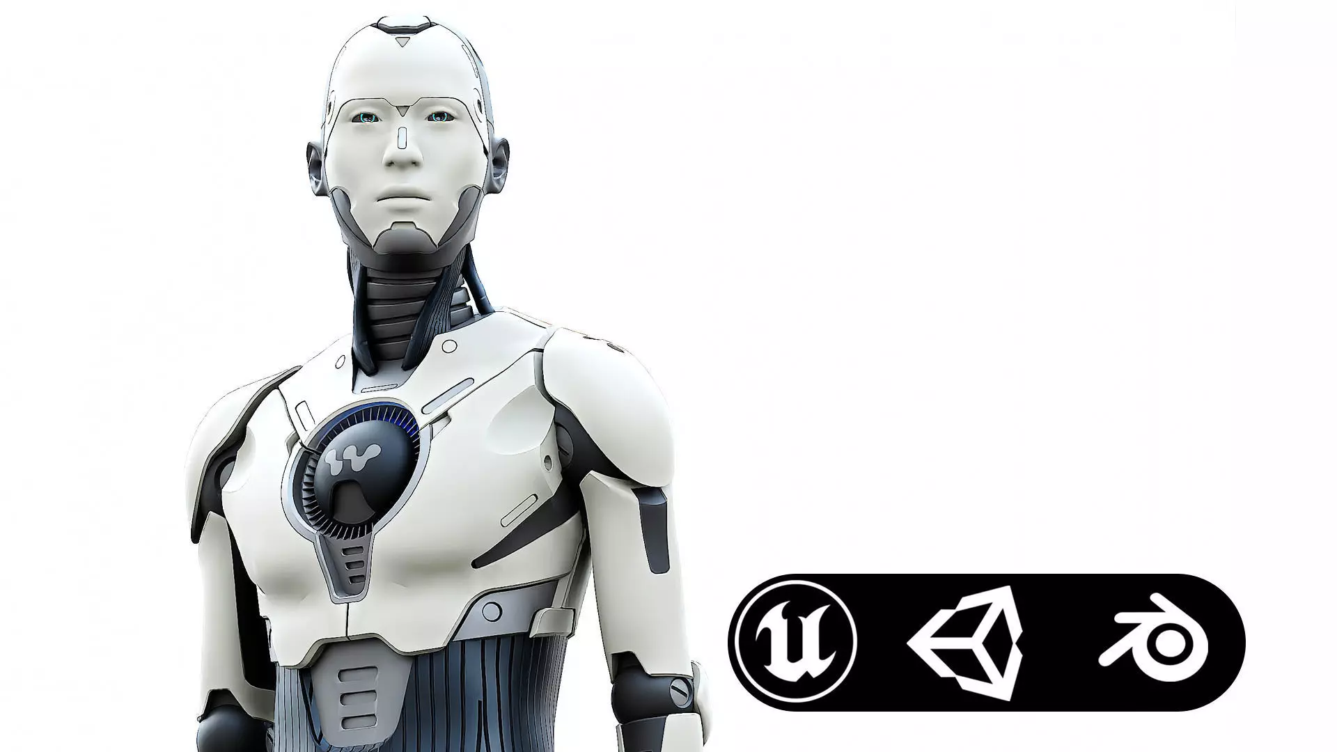 HUMANOID ORPHEUS-D Rigged for Unreal Engine - Unity - MIXAMO 3D model_0