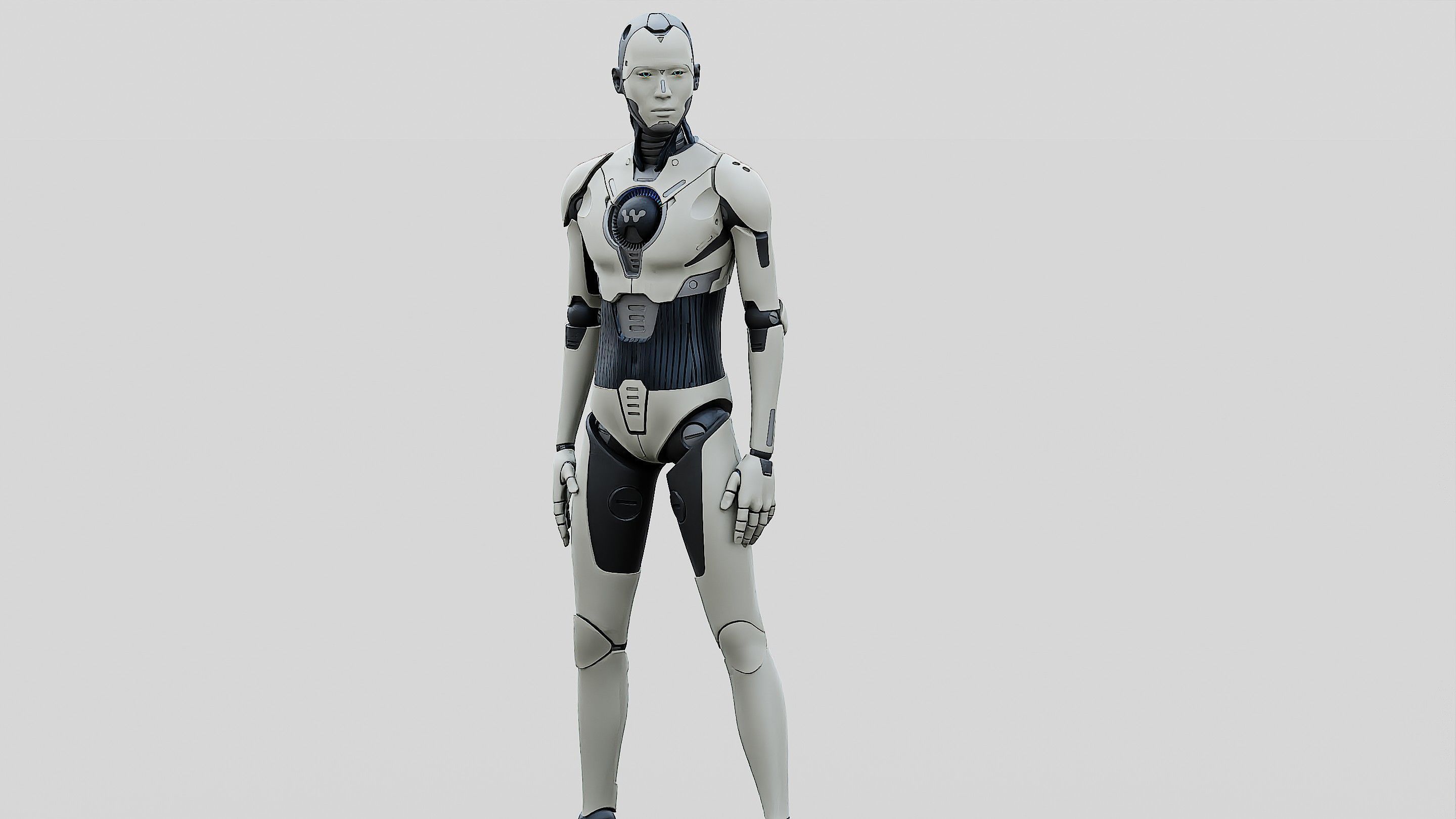 HUMANOID ORPHEUS-D Rigged for Unreal Engine - Unity - MIXAMO 3D model_3