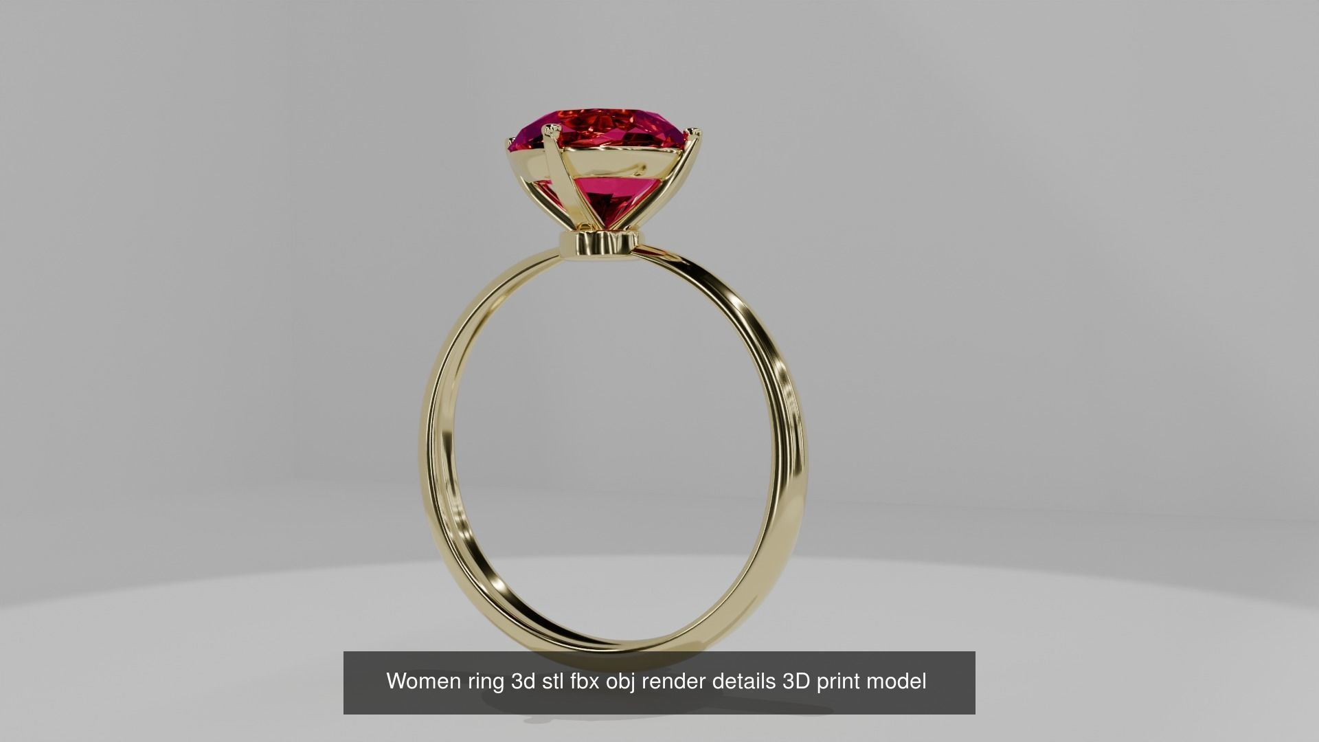 2 diamend rings 3D Model Collection_2