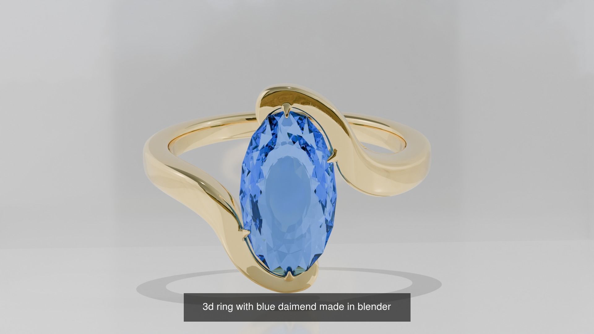 2 diamend rings 3D Model Collection_1