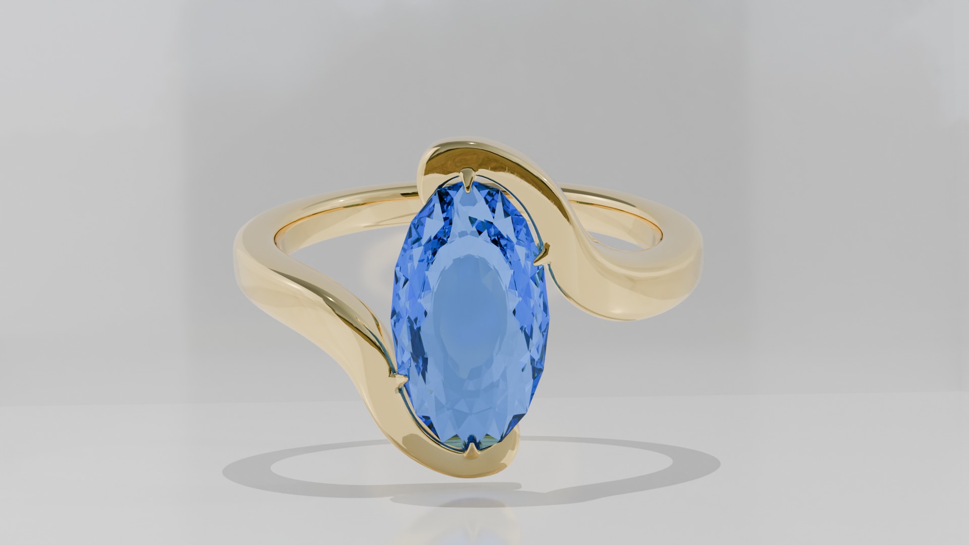 2 diamend rings 3D Model Collection_5