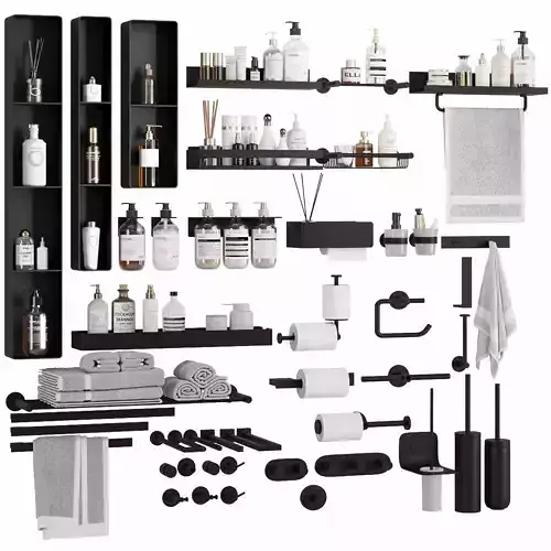 Bathroom Accessories-H03 3D model