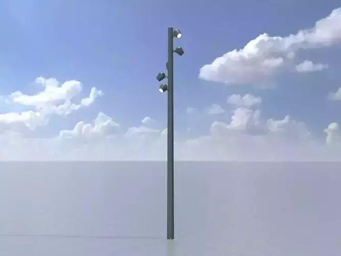 LED light column with 5 lights