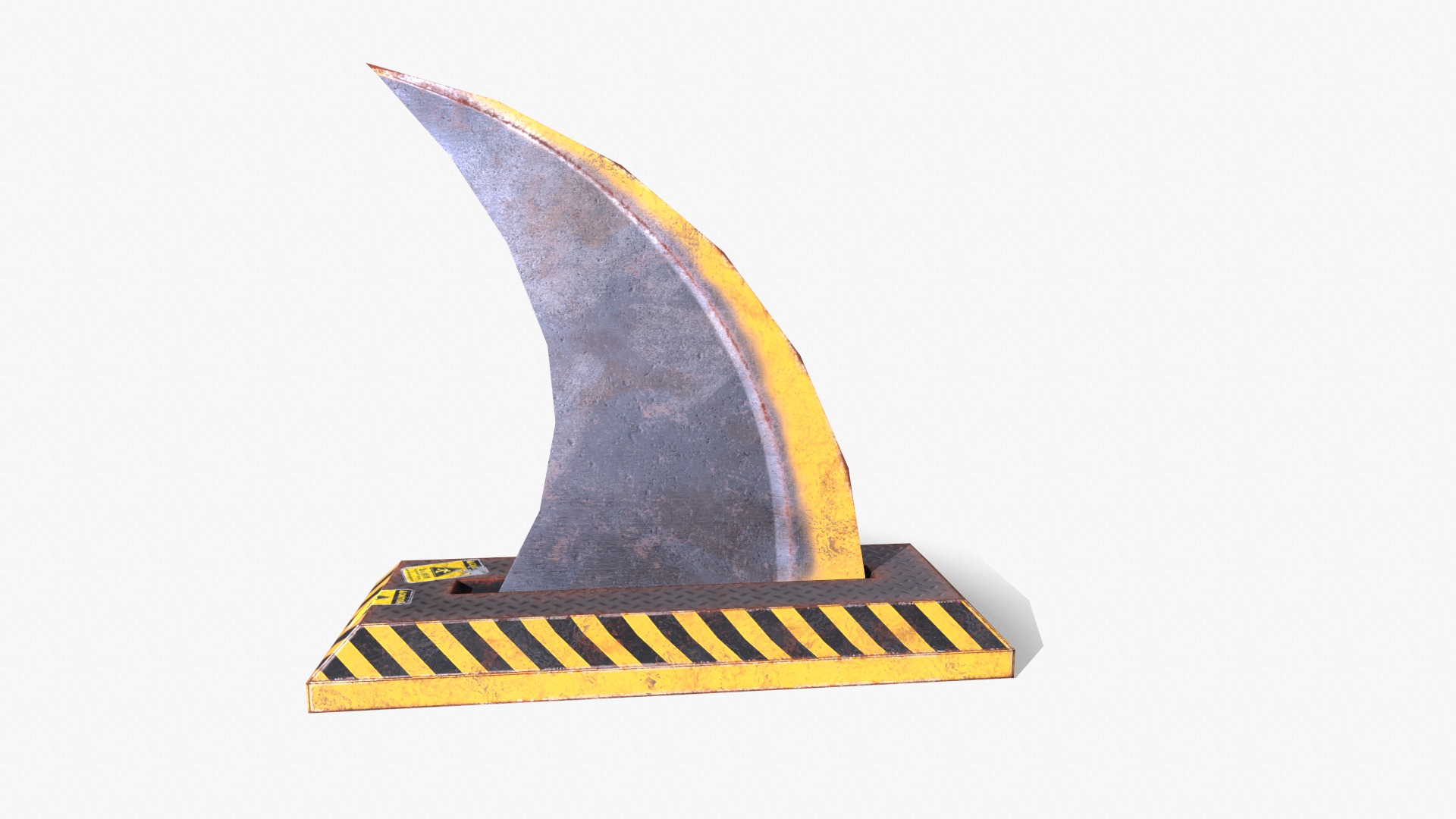 Spike Trap Low-poly 3D model_9