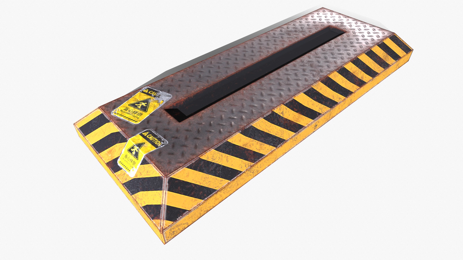 Spike Trap Low-poly 3D model_13