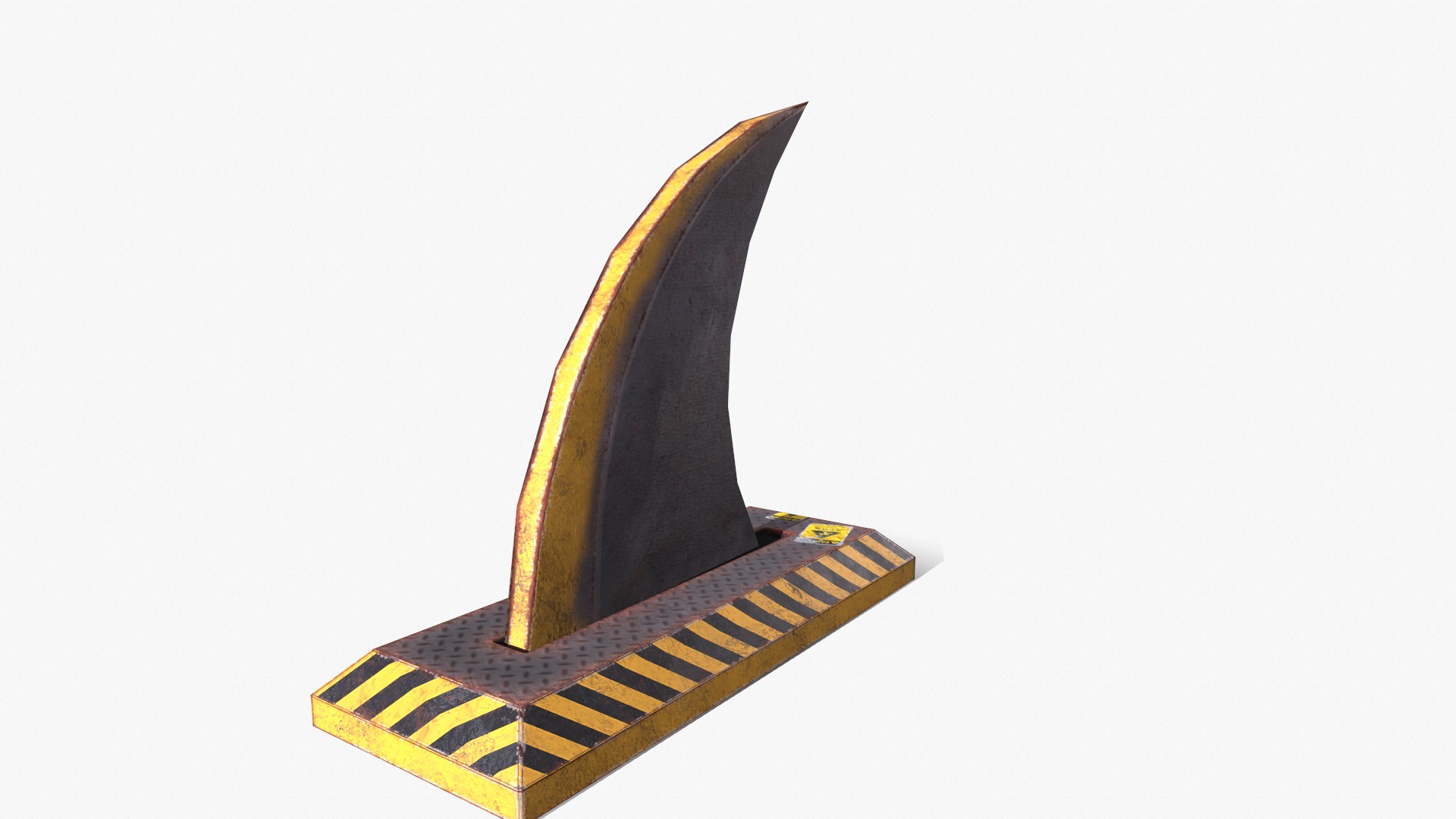 Spike Trap Low-poly 3D model_3