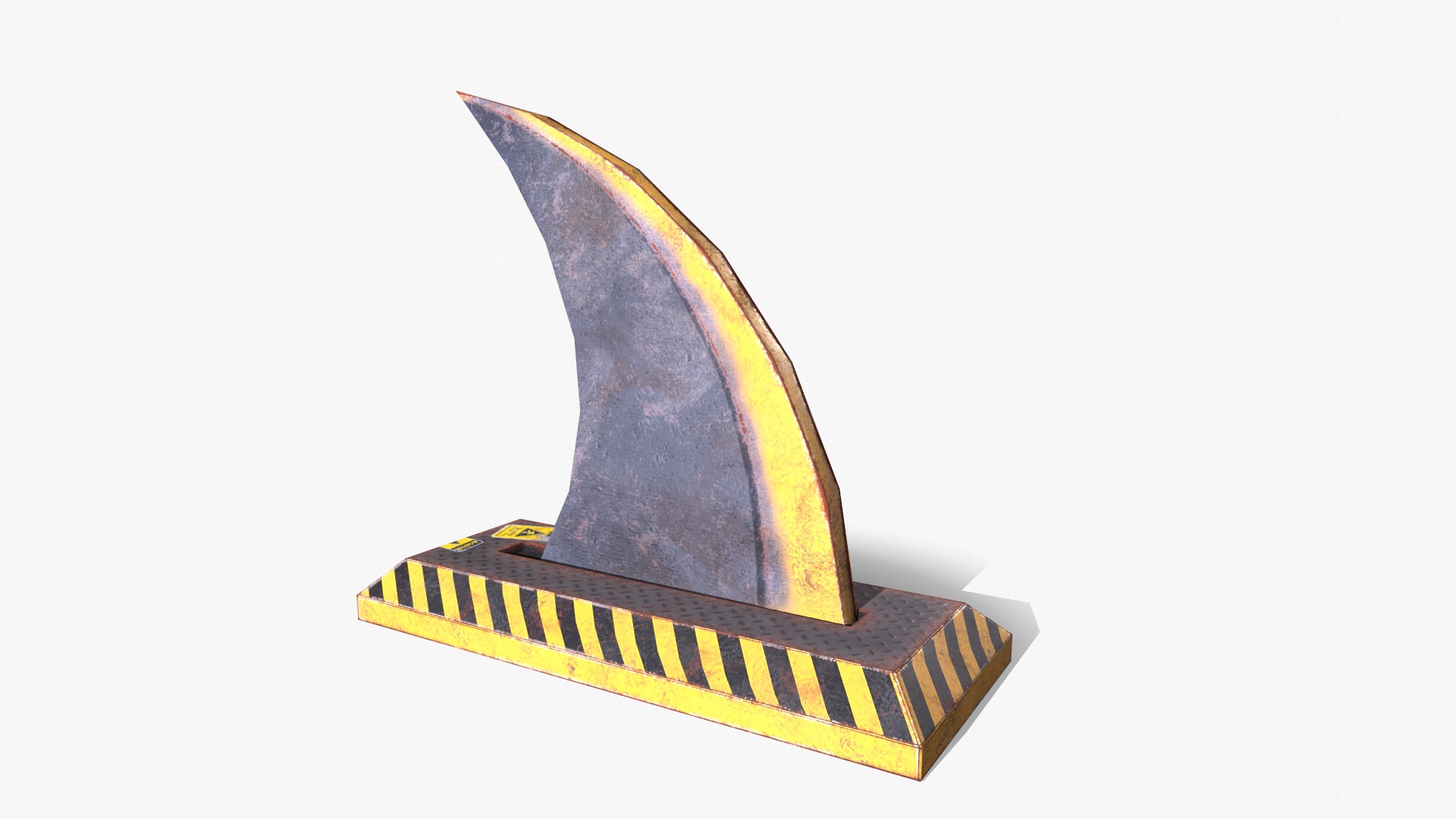 Spike Trap Low-poly 3D model_5