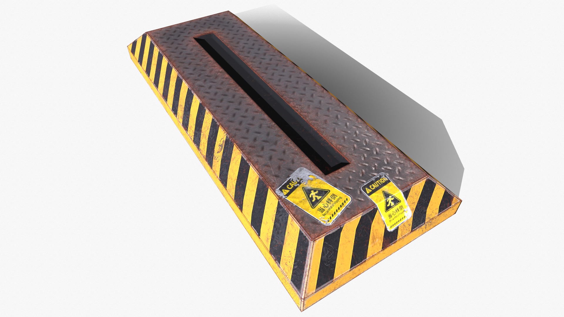 Spike Trap Low-poly 3D model_8