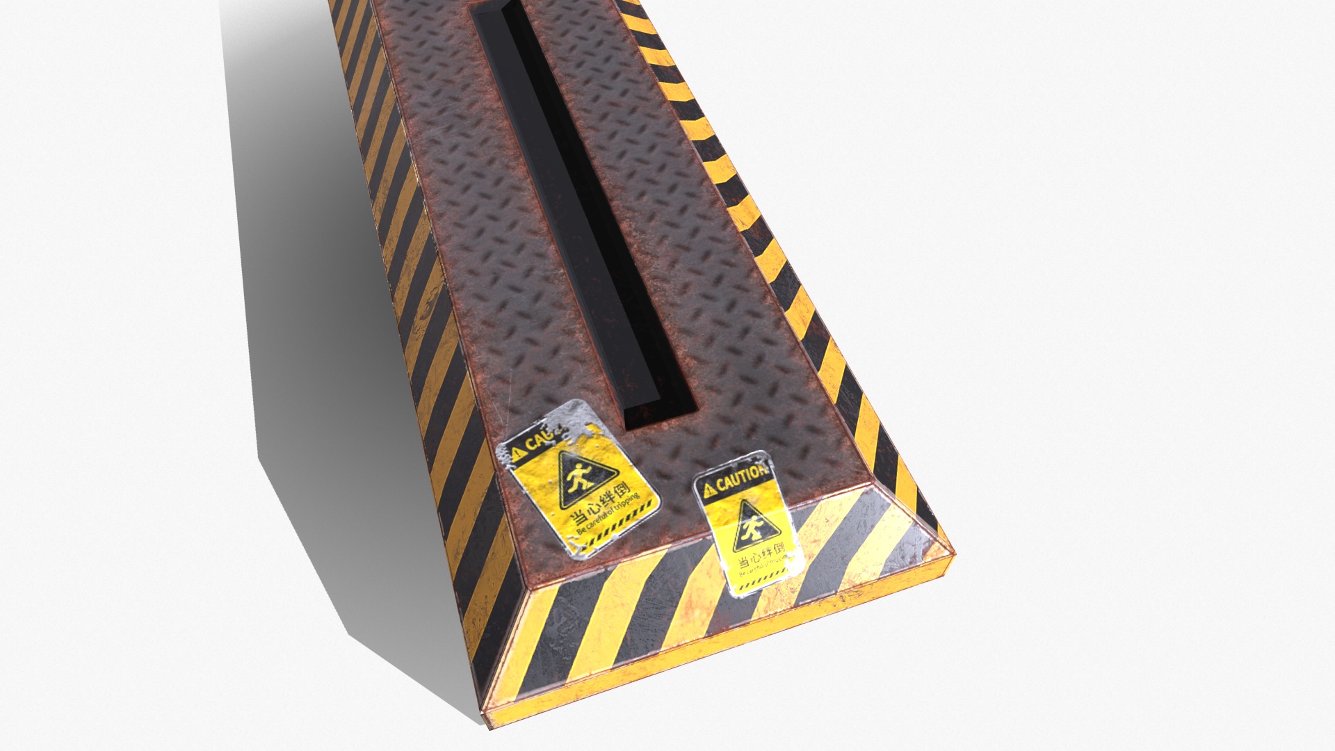 Spike Trap Low-poly 3D model_6