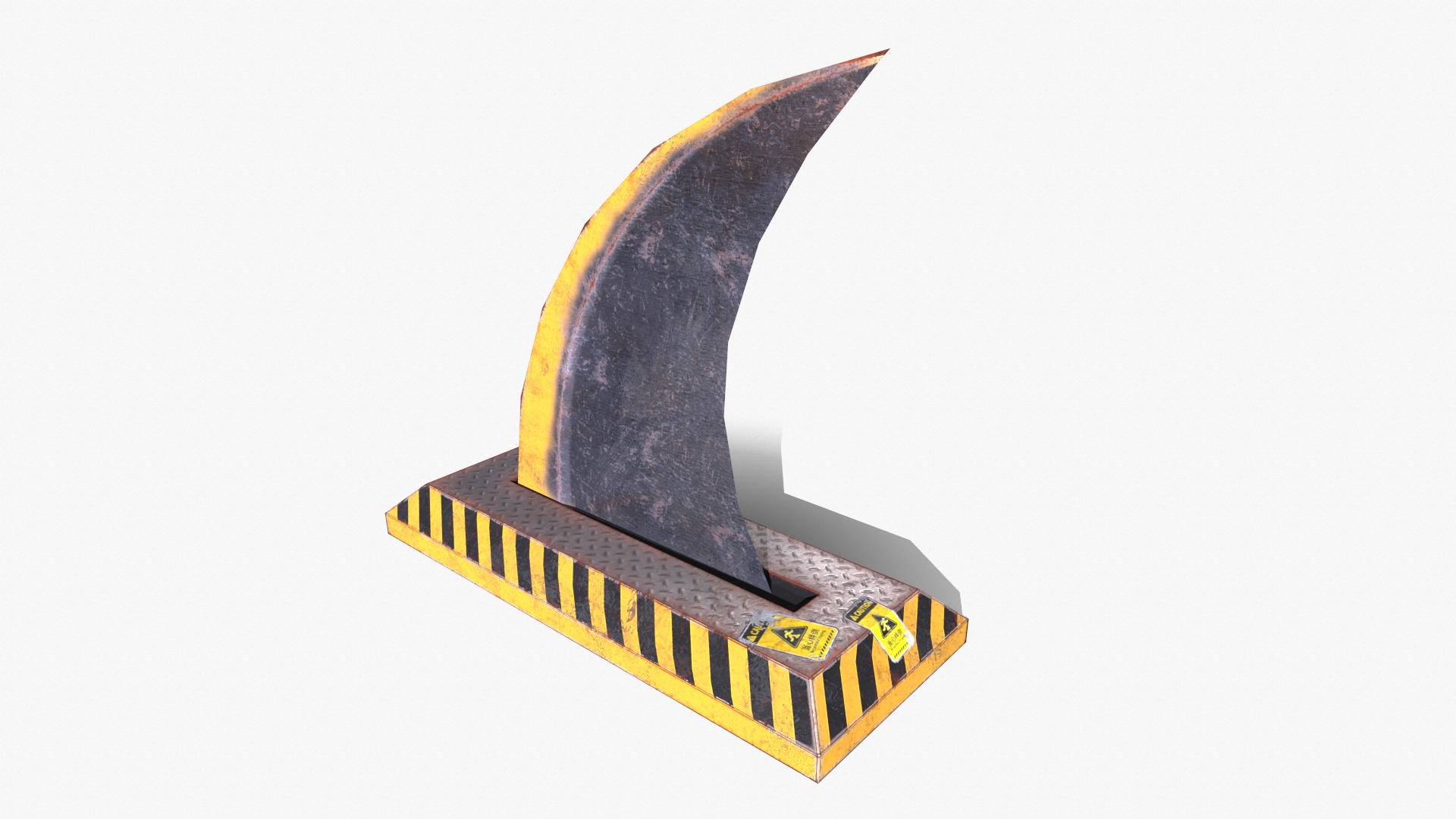 Spike Trap Low-poly 3D model_2