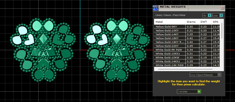 FANCY DESIGN EARRING 3D PRINTABLE MODEL 3D print model_2