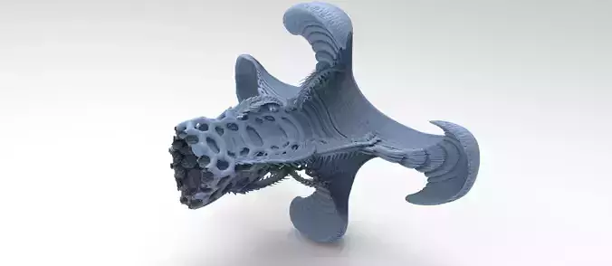 Alien Spine vertebrae stone 1