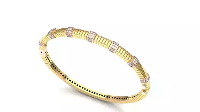 Bracelet jewellery 3d wax resine projet model