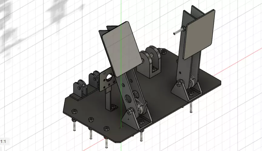 Pedal Box Formula Student Car 3D model_0