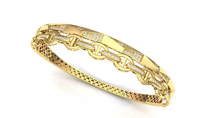 Bracelet jewellery 3d wax resine projet model 3D print model