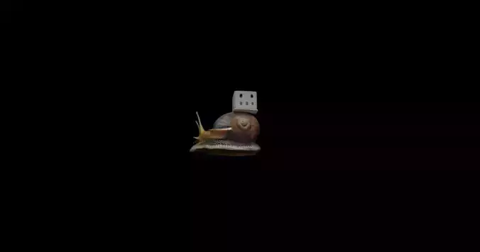 CUTE SNAIL  Low-poly 3D model
