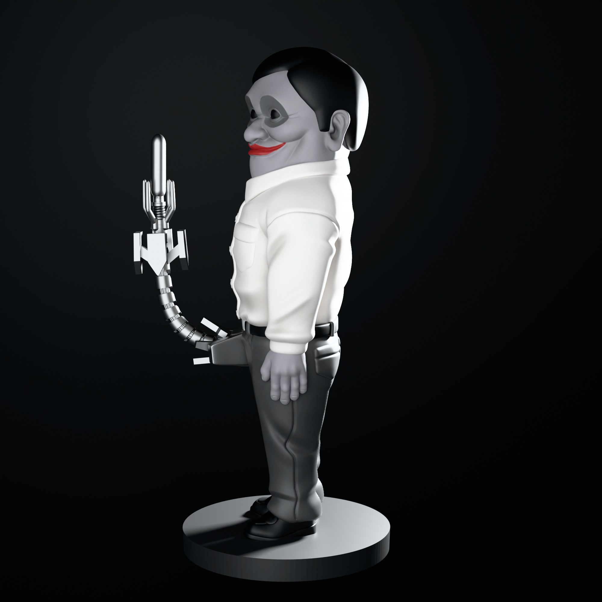 Serpo Alien - Figure from DanDaDan Anime 3D print model_2