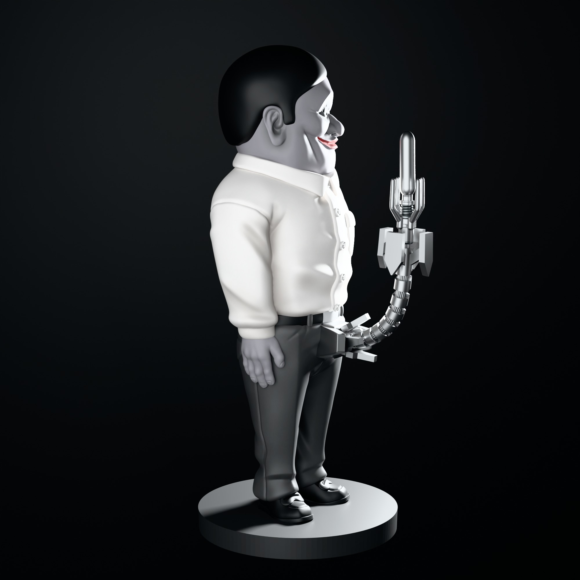 Serpo Alien - Figure from DanDaDan Anime 3D print model_5