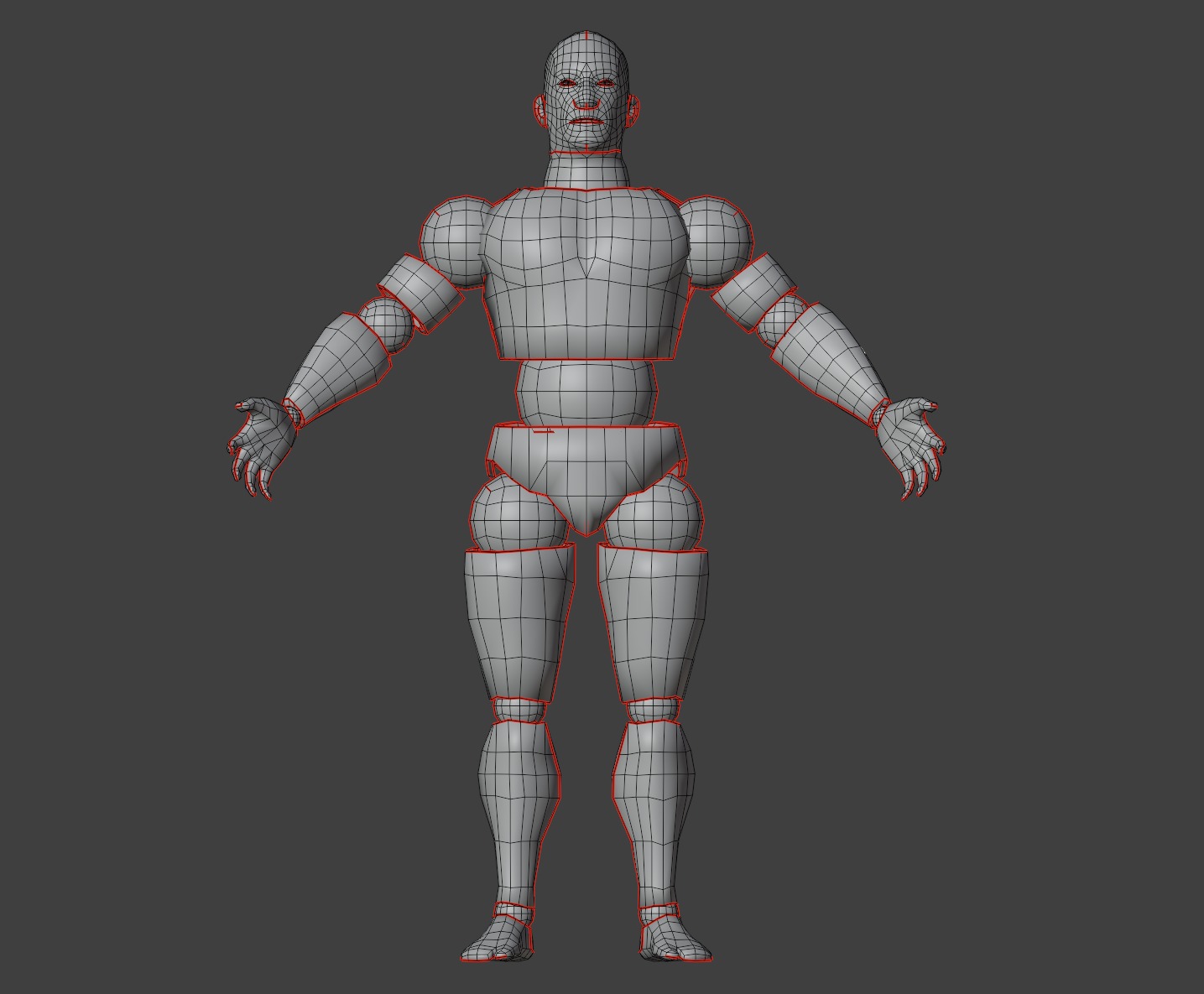 Android Low-poly 3D model_9