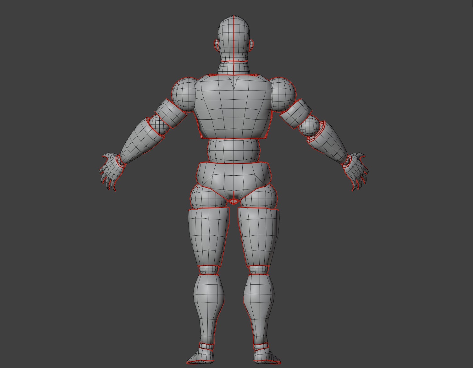 Android Low-poly 3D model_8