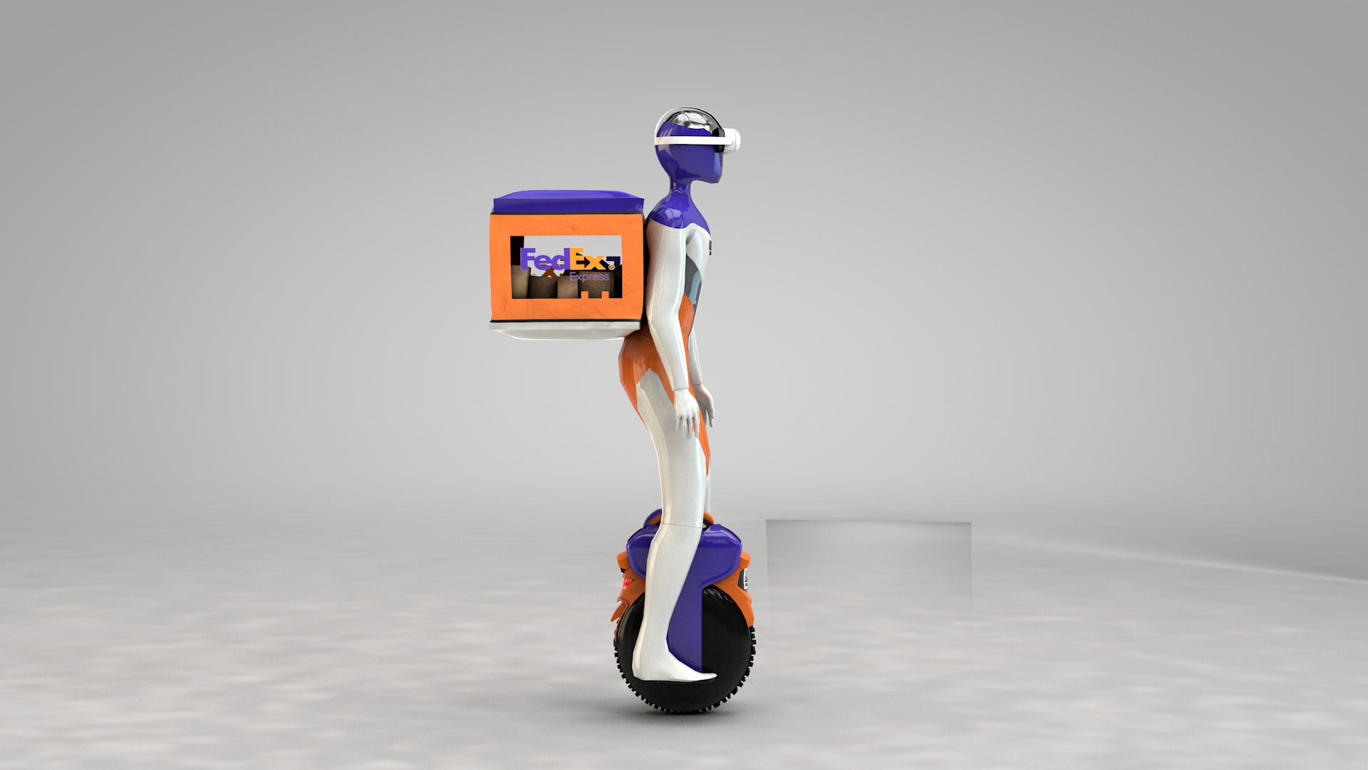 Express Robot 3D model_8
