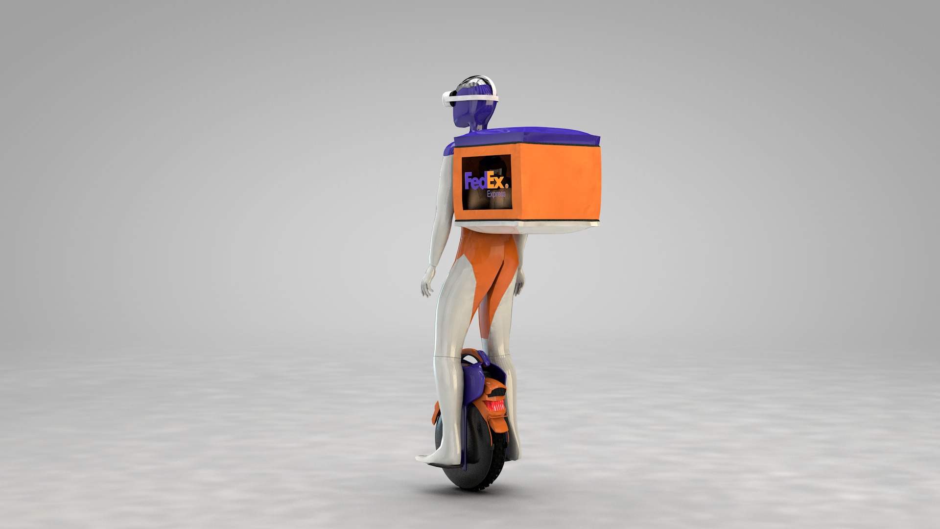 Express Robot 3D model_5